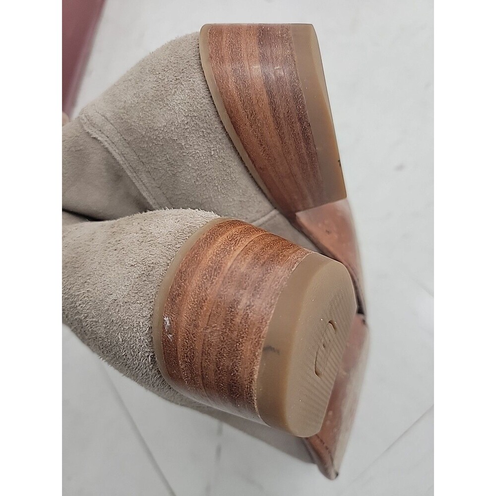 Tecovas The Lucy Women's Western Boots Size 8B Gray Suede - Picture 6 of 7